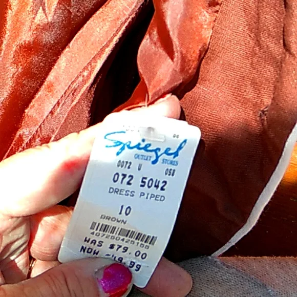 Miss Ashlee DRESS Legendary 80’s Button Back COTTON SLIM MIDI Sz 8 - Picture 11 of 16